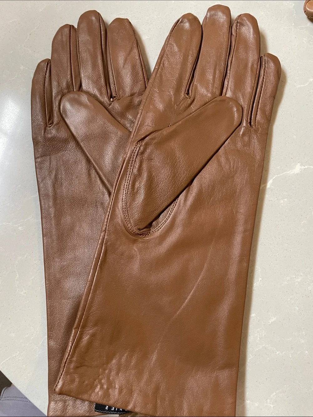 Terry Lewis Classic Luxuries Women’s Brown Leather Gloves